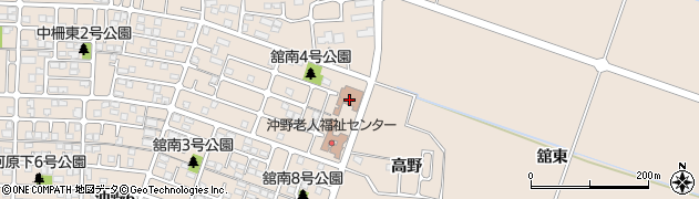 仙台市　沖野老人福祉センター周辺の地図