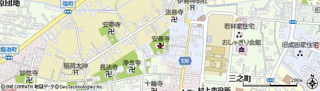 安善寺周辺の地図