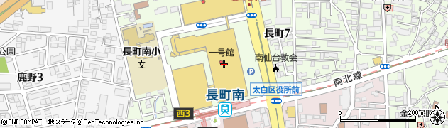 西友ザ・モール仙台長町店周辺の地図