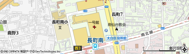 七十七銀行ザ・モール仙台長町 ＡＴＭ周辺の地図