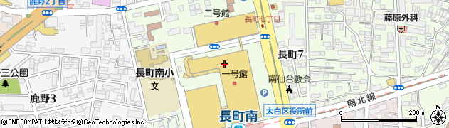 トイザらス仙台長町店周辺の地図