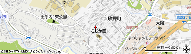 宮城県仙台市太白区砂押町周辺の地図