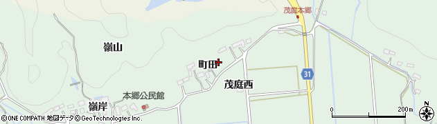 宮城県仙台市太白区茂庭（町田）周辺の地図