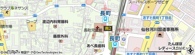 仙台市太白区文化センター（楽楽楽ホール）周辺の地図