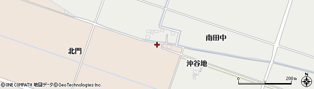 宮城県仙台市若林区沖野（境）周辺の地図