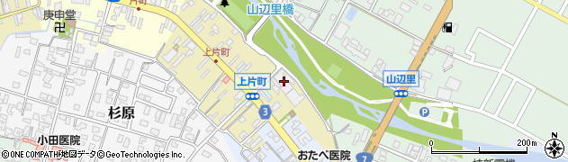 〆張鶴酒造場周辺の地図