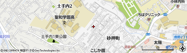 宮城県仙台市太白区砂押町13周辺の地図