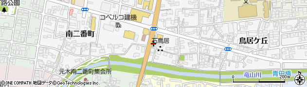 鶴亀屋山形店周辺の地図