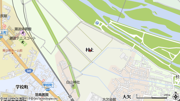 〒958-0866 新潟県村上市村上の地図