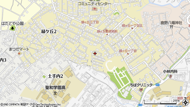 〒982-0021 宮城県仙台市太白区緑ケ丘の地図