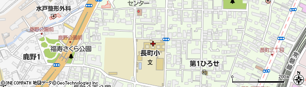仙台市立長町小学校周辺の地図