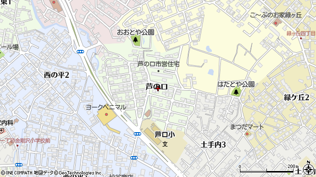 〒982-0824 宮城県仙台市太白区芦の口の地図