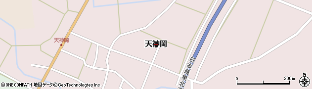 新潟県村上市天神岡周辺の地図