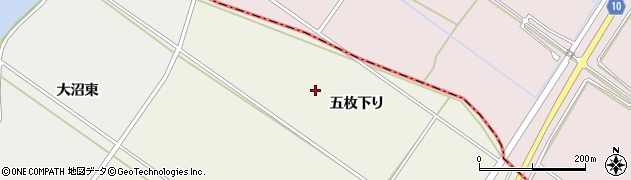 宮城県仙台市若林区荒浜（五枚下り）周辺の地図