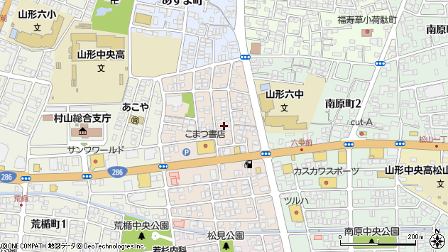 〒990-2414 山形県山形市寿町の地図
