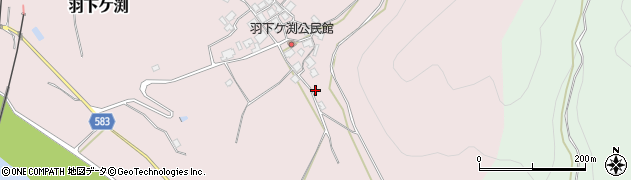新潟県村上市羽下ケ渕504周辺の地図