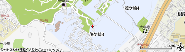 仙台市　大年寺山公園周辺の地図