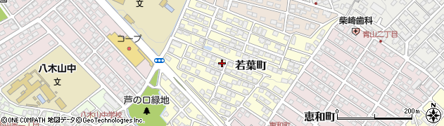 宮城県仙台市太白区若葉町周辺の地図