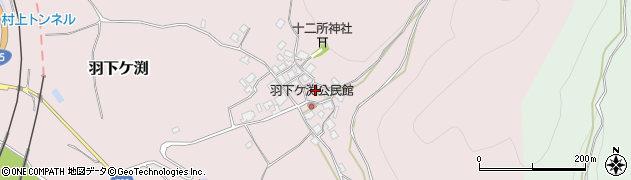 新潟県村上市羽下ケ渕494周辺の地図