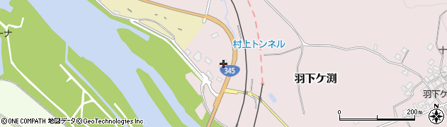 新潟県村上市羽下ケ渕2077周辺の地図