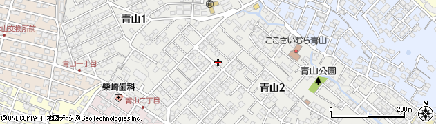 宮城県仙台市太白区青山周辺の地図