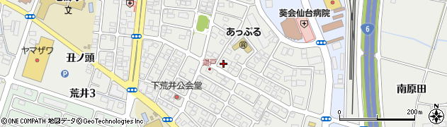 宮城県仙台市若林区荒井7丁目周辺の地図