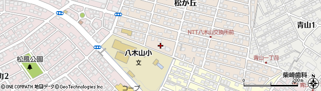 宮城県仙台市太白区松が丘43周辺の地図