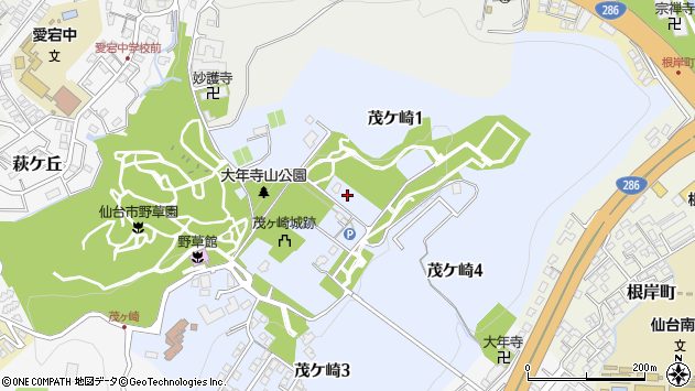 〒982-0843 宮城県仙台市太白区茂ケ崎の地図