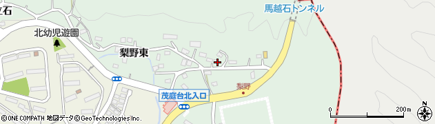 宮城県仙台市太白区茂庭馬越石周辺の地図