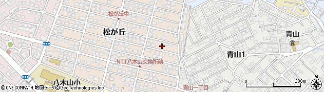 宮城県仙台市太白区松が丘21周辺の地図