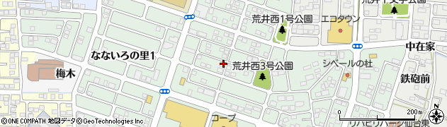 宮城県仙台市若林区なないろの里周辺の地図