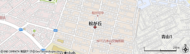 宮城県仙台市太白区松が丘周辺の地図