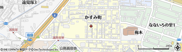 宮城県仙台市若林区かすみ町周辺の地図