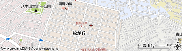 宮城県仙台市太白区松が丘14周辺の地図