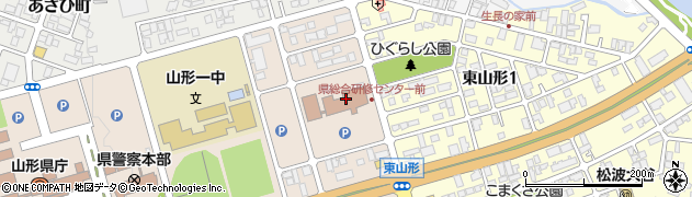 山形県　総合研修センター周辺の地図