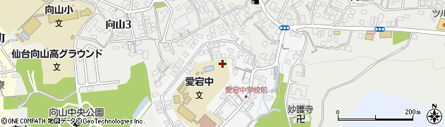 宮城県仙台市太白区萩ケ丘周辺の地図