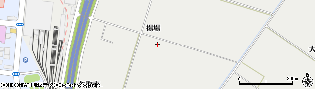 宮城県仙台市若林区荒井揚場周辺の地図