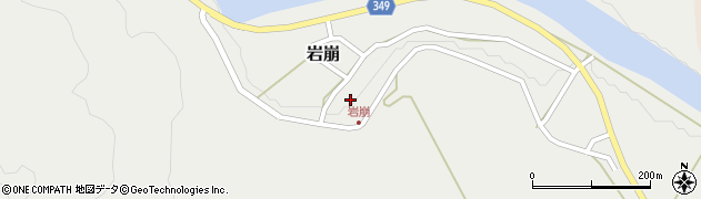 新潟県村上市岩崩196周辺の地図