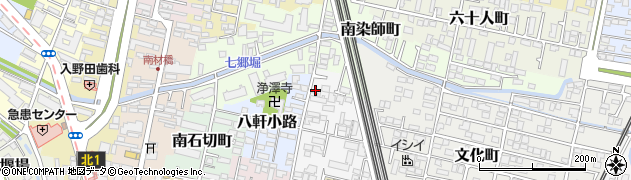 宮城県仙台市若林区南小泉八軒小路周辺の地図