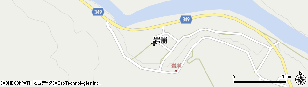 新潟県村上市岩崩27周辺の地図