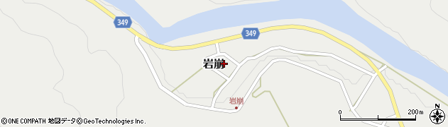 新潟県村上市岩崩93周辺の地図