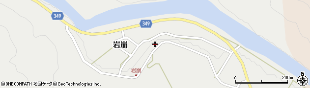 新潟県村上市岩崩246周辺の地図