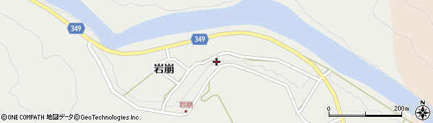 新潟県村上市岩崩248周辺の地図
