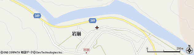 新潟県村上市岩崩253周辺の地図