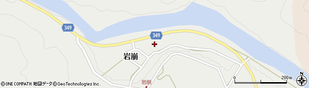 新潟県村上市岩崩228周辺の地図