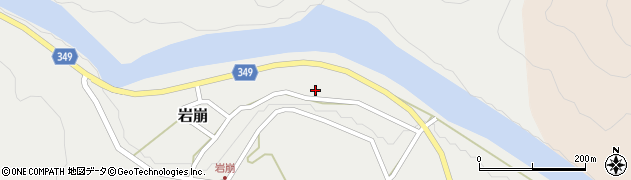 新潟県村上市岩崩279周辺の地図