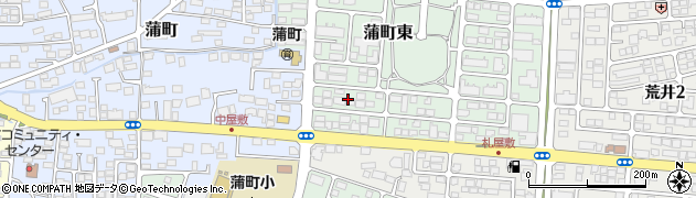 宮城県仙台市若林区蒲町東9周辺の地図