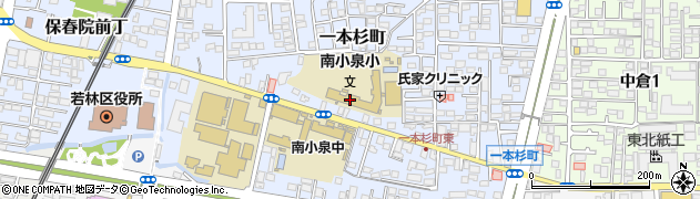 仙台市立南小泉小学校周辺の地図
