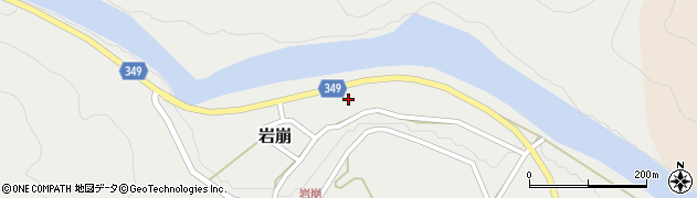新潟県村上市岩崩254周辺の地図