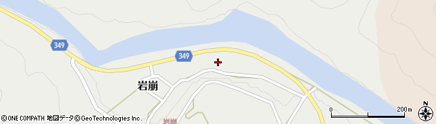 新潟県村上市岩崩269周辺の地図